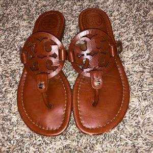 Tori Burch Leather Miller Sandal